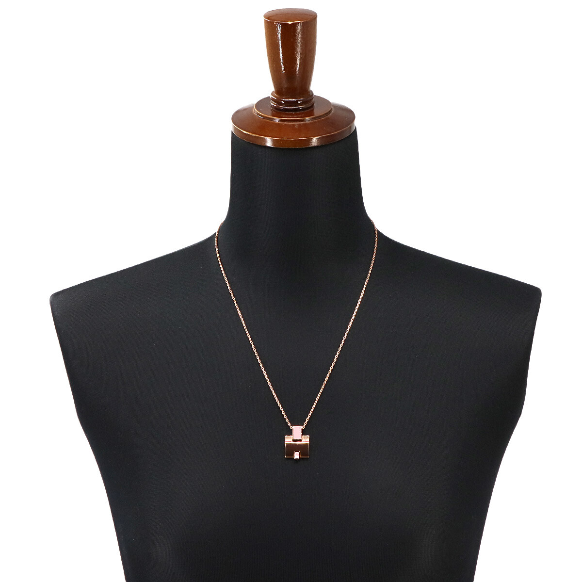 【HERMES】EILEEN PENDANT NECKLACE ペンダント ネックレス Hermes Eileen Pendant Necklace (Pink/Rose Gold) | Rent