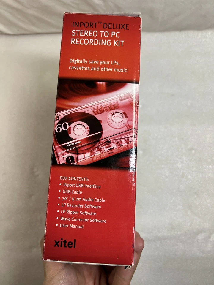 Xitel Inport Audio Recording Kit Import To Your Computer w/ USB & RCA cables - Image 2 of 4