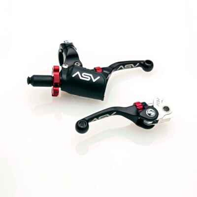 ASV F4 Quad ATV Lever Set PRO PACK Black Short Yamaha Banshee 350 1987 - 2006