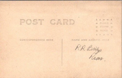 Postal RPPC Railroad Bridge y TOWER - Imagen 2 de 2