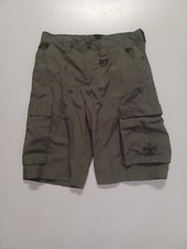 bsa shorts youth L green nylon cargo centennial waterproff pouch boy scouts