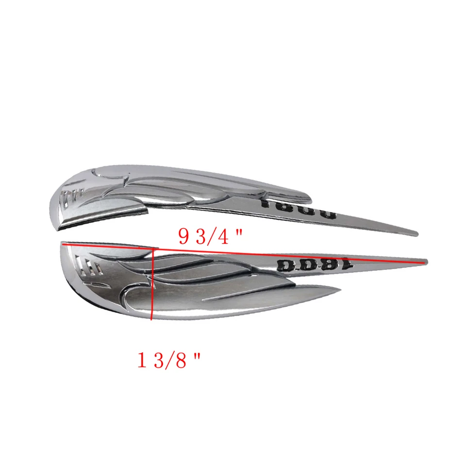  Calcomanía insignia emblema tanque de gasolina para motocicleta Honda VTX1300 VTX 1300 C R S Foto 4 de 4