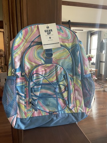 Pottery Barn school Disney LARGE backpack rainbow +LUNCH 🌈 TRAVEL BAG girl . - Picture 3 of 17