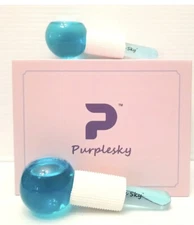 Purplesky Ice Globes Facial Massager Helps with Puffiness, Dark Circles, Blue