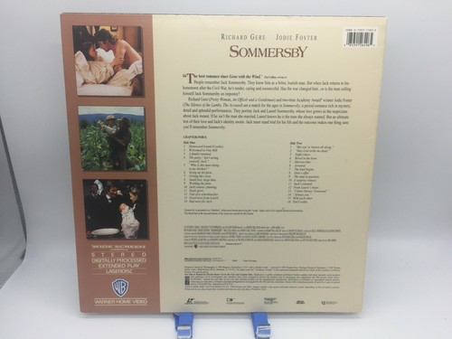 "Sommersby" Widescreen Laserdisc LD - Richard Gere & Jodie Foster - Picture 3 of 3