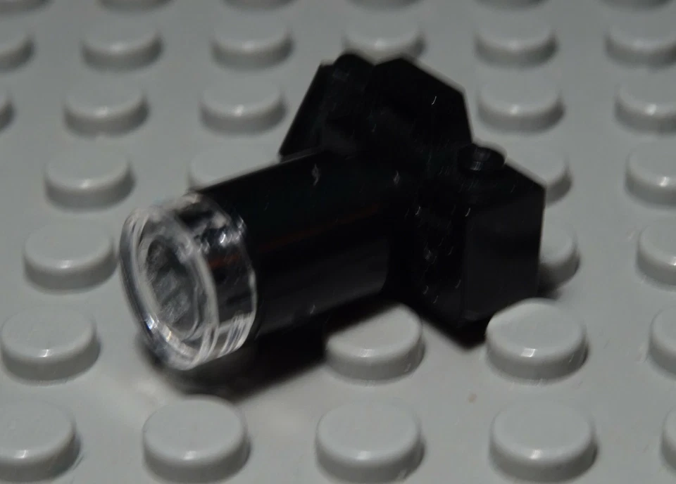 Lego Figur Zubehör Fotoapparat Kamera mit Teleobjektiv Schwarz