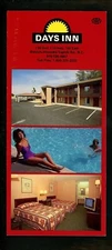 Oversized postcard Weldon Roanoke Rapids North Carolina NC Days Inn Motel