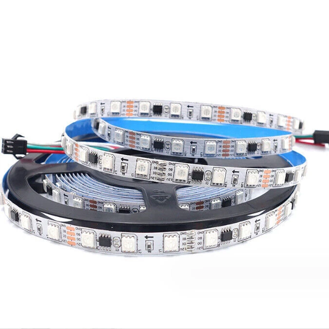 5M 12V WS2811 Addressable Dream Color 150/300 5050 RGB IC Pixel LED Strip Lights - Image 2 of 4