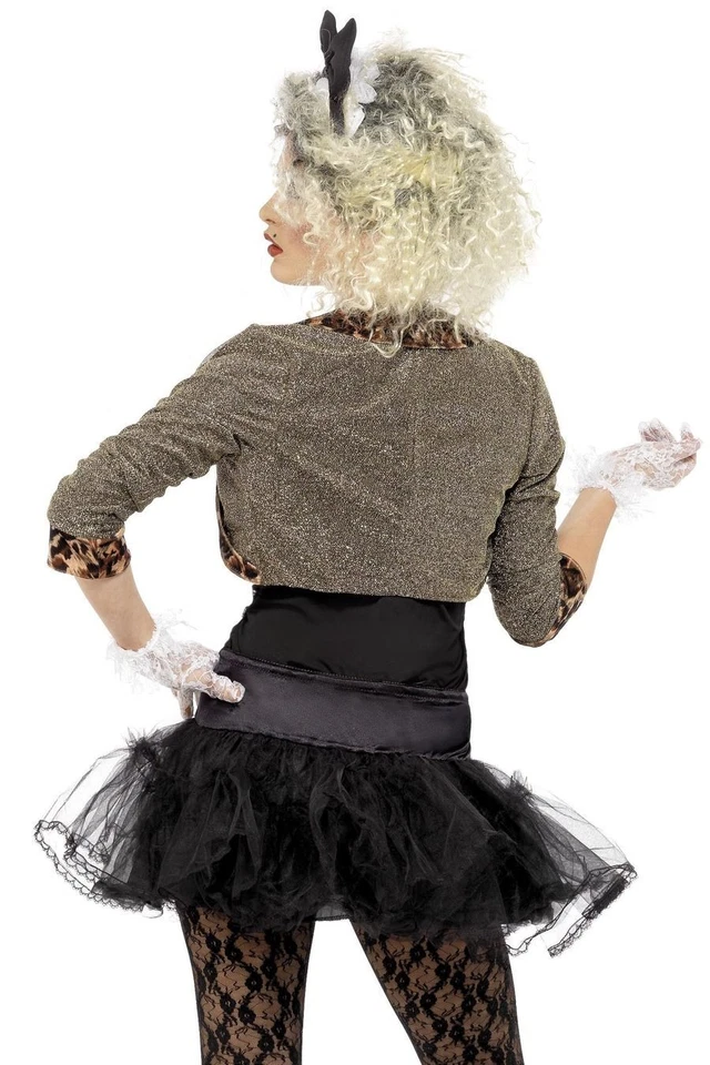 Años 80 Años 80 Pop Salvaje Niño Música Elegante Vestido Disfraz Madonna S - XXL por Smiffys Foto 3 de 4