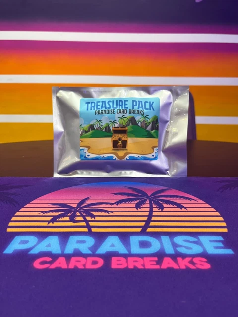 Paradise Baseball Treasure Pack - Includes 2 Cards, At least 1 Graded Slab