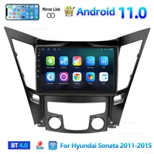For Hyundai Sonata 2011-2015 9'' 2Din Car Stereo Radio Android 11 GPS Navi WIFI