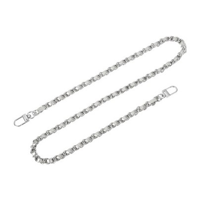 32\'' Bag Strap with Shoulder Buckles (Silver + Silver)