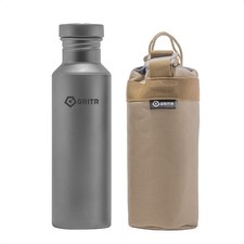 GRITR Titanium Ultralight Leakproof Reusable ...