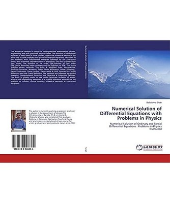Numerical Solution of Differential Equations with Problems in Physics: Numerical