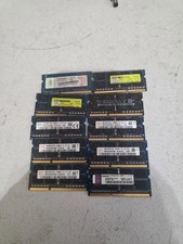 Lot of 10 - Mixed PC3-12800 DDR3-1600MHz Laptop Memory 92