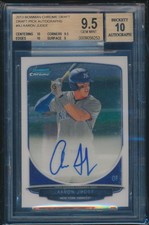 AARON JUDGE AUTO 2013 Bowman Chrome Yankees Rookie Card RC BGS 9.5/10 GEM MINT