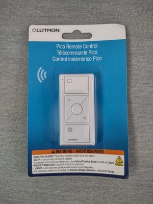 Lutron Pico Wireless Smart Remote Control - BRAND NEW PJ2-3BRL-GWH-S01