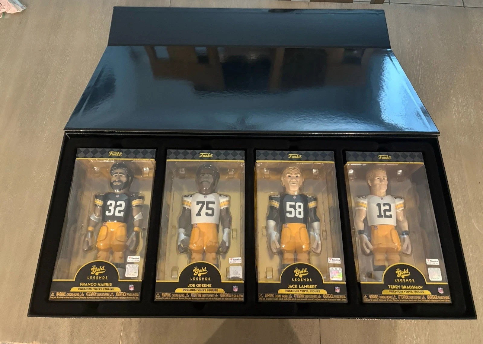 Funko Gold Legends NFL Pittsburgh Steelers Limited Edition 4-Pack Vinyl Figures image 5
