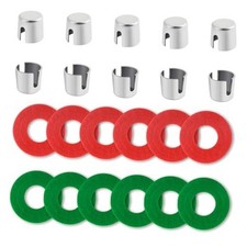 10PCS Battery Post Shims with 12PCS Felt Washers,Battery Terminal Shim for