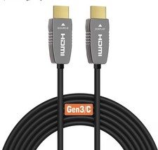 8K HDMI 2.1b Fiber Optic Cable CL2 Rated 130 Feet 48Gbps 8K60Hz