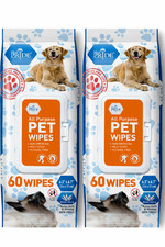 MED PRIDE Dog  Pet Wipes Hypoallergenic Aloe Grooming Puppy Bath Soft 120-720ct