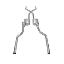 CJ Classics H-Pipe Exhaust Kit 2-1/2” W/FlowMaster 40 Series Mufflers Mustang...