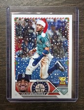 2023 Topps Holiday - Santa Hat Variation Julio Rodriguez #H26 (SP)