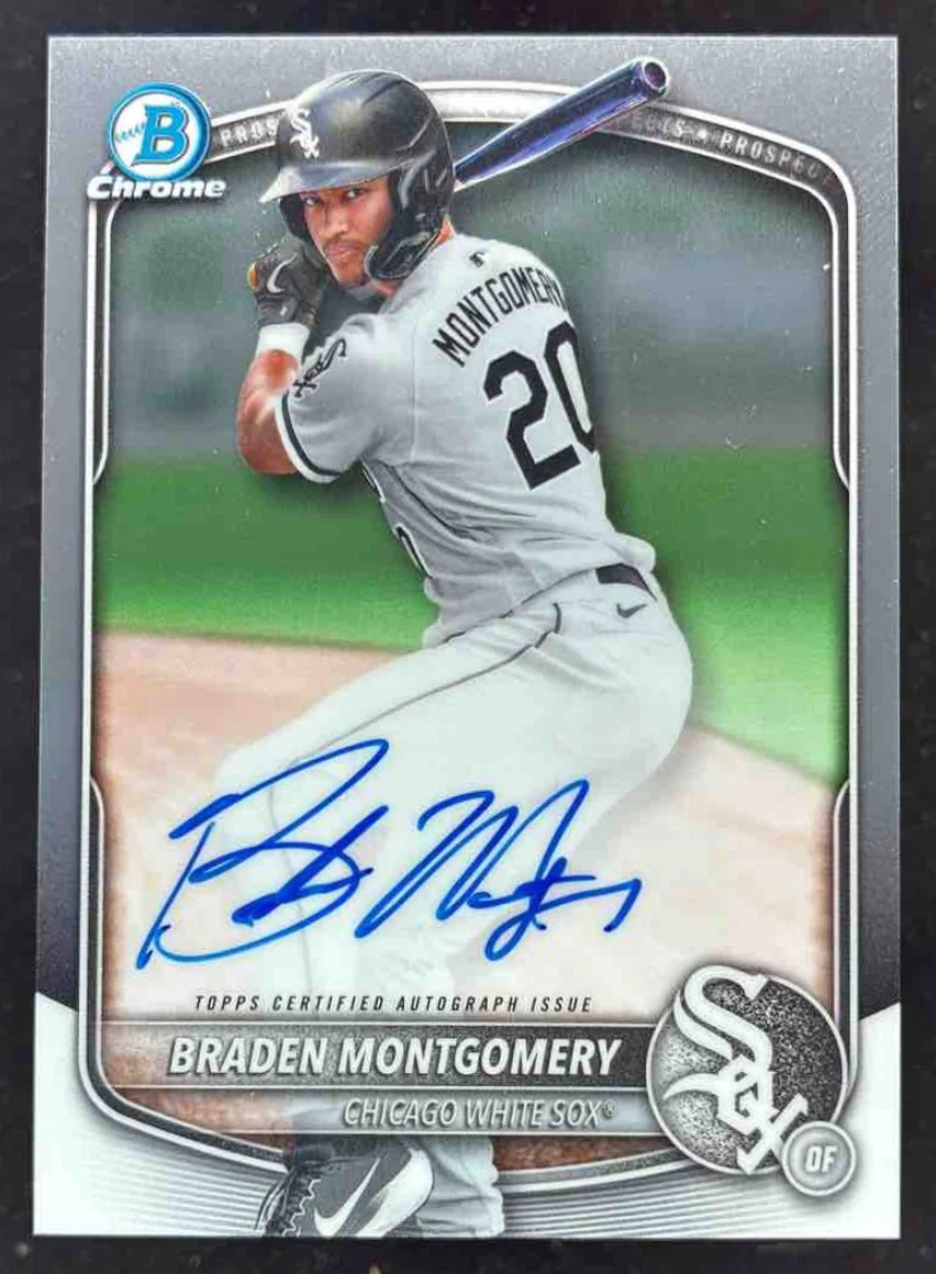 2025 Bowman Chrome Prospect Autographs #CPA-BM Braden Montgomery Auto