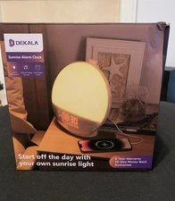 Dekala Sunrise Alarm Clock with Sound Machine and Smart Wake-Up Light