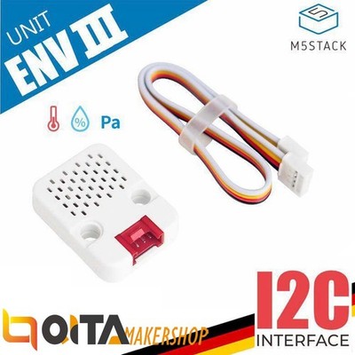 M5Stack ENV III Unit mit Temperatur Feuchtigk Air Pressure Sensor+HY2.0-4P Kabel
