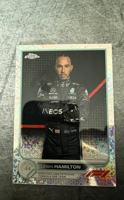 2022 Topps Chrome Formula 1 - Lewis Hamilton #5 Mini-Diamond Refractor /299