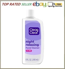 Clean & Clear Night Relaxing Deep Cleaning Face Wash, 8 Fluid Ounce
