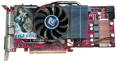 PowerColor Radeon ATI AMD HD 4870 AX4870 512MD5, 512 MB | Defekt