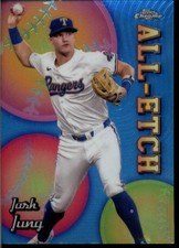 2024 TOPPS CHROME UPDATE ALL-ETCH REFRACTOR #CAEU-2 JOSH JUNG TEXAS RANGERS BASE