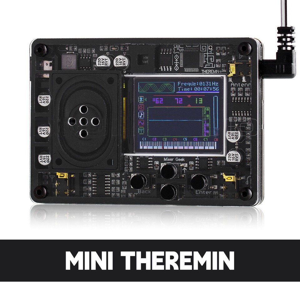 Mini Theremin Portatile Con Display A Colori – 70 Voci Regolabili, Strumento Musicale Elettronico