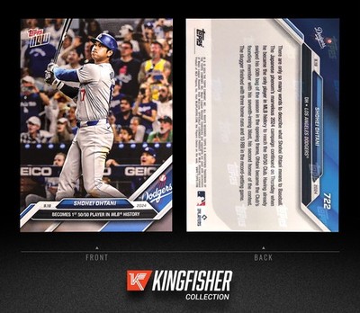 2024 Topps Now Shohei Ohtani 1st 50/50 Player In MLB History #722 Dodgers