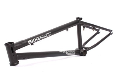 BMX Rahmen 20'' Zoll KHE Silencer LT 4130 CrMo matt schwarz 20,6'' 2170g MID BB