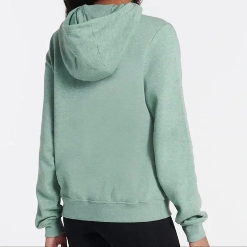 NUEVO Nike Club Sudadera con Capucha Polar Para Mujer Cuello Embudo Verde Jade Talla XL BV4526-357 Foto 3 de 4