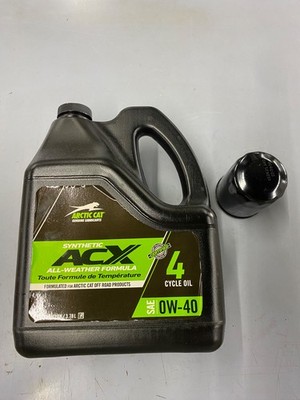 Arctic Cat 350 375 400 500 550 650 Wildcat Prowler Synthetic Oil Change Kit OEM
