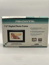 Pandigital 7” Digital Photo Frame 64MB Memory With Remote Memory Card Transfer