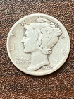 1940 D Mercury silver dime a very fine coin ..plus a surprise