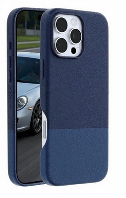 OtterBox iPhone 16 Pro Max Statement Series Cactus Leather Azure Oasis Blue