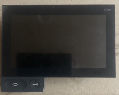 Siedle A 180-10 S Axiom IP-Video-Innenstation zur Wandmontage, schwarz 