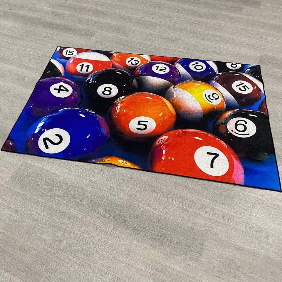 Billiard Balls, Numbers Balls Billiards, Billiards Rug, Billiard Balls ...