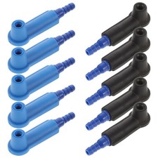 10 Pcs Brake Bleeders Bleeding Connector Kit Vacuum Fittings Adapter
