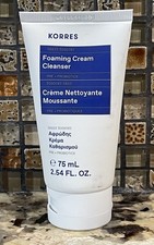 Korres Greek Yoghurt Foaming Cream Cleanser 2.54 Fl Oz 75 mL