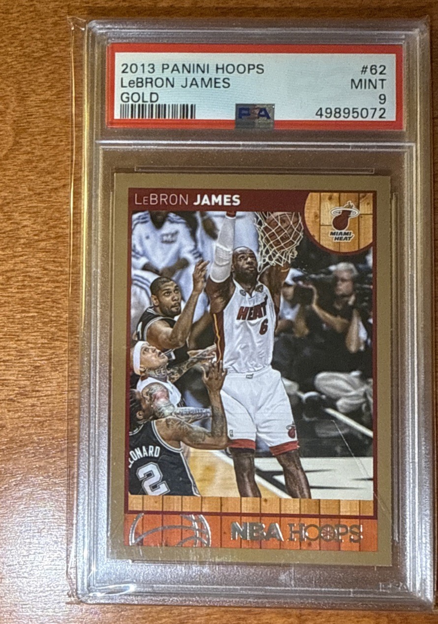 Panini Gold Lebron James front