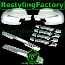 07-14 Chevy Tahoe Chrome Full Mirror4 Door Handle No Khliftgatetailgate Cover 07-14 Chevy Tahoe Chrome Full Mirror4 Door Handle No Khliftgatetailgate Cover