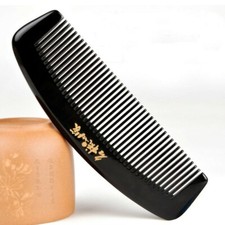 Unisex Damen Herren Kombi Comb Nature Ox Horn Anti- statisch Tasche Kamm