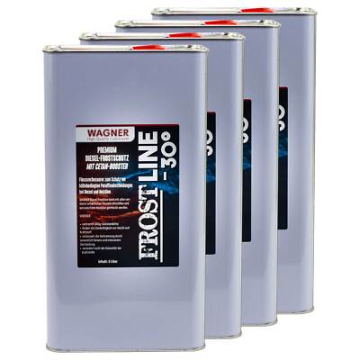 Frostline Premium Diesel Heizöl Frostschutz Winter Wagner 4 X 5 Liter 044005